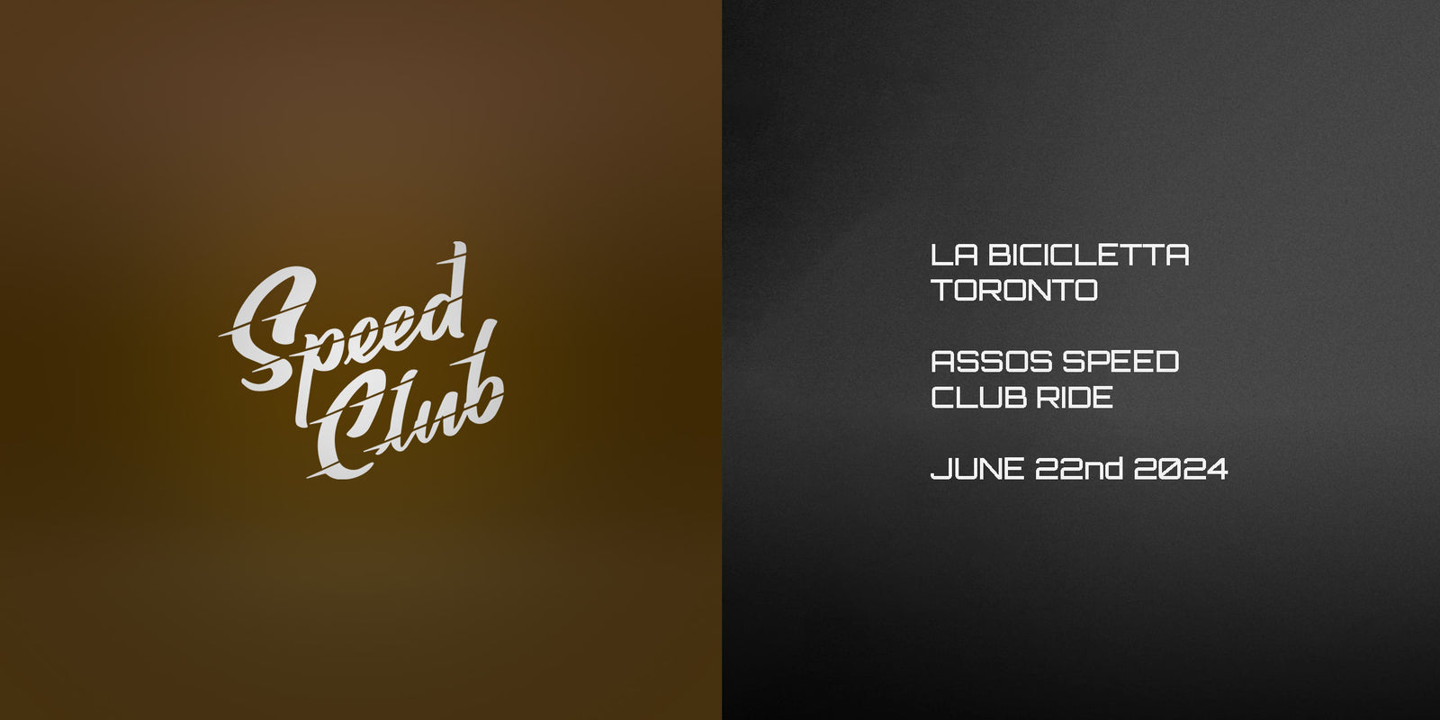 La Bicicletta Toronto ASSOS Speed Club Ride