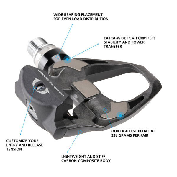 shimano dura ace pedale gewicht Shimano Dura-Ace PD-R9100 Pedals