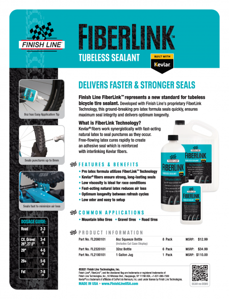 Finish Line FiberLink Tubeless Sealant 240ml