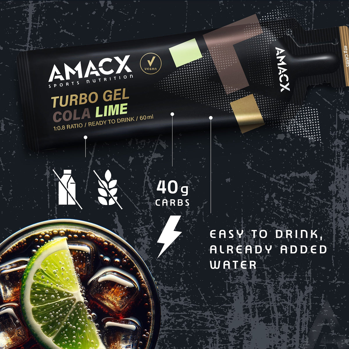 Amacx Turbo Gel Cola Lime