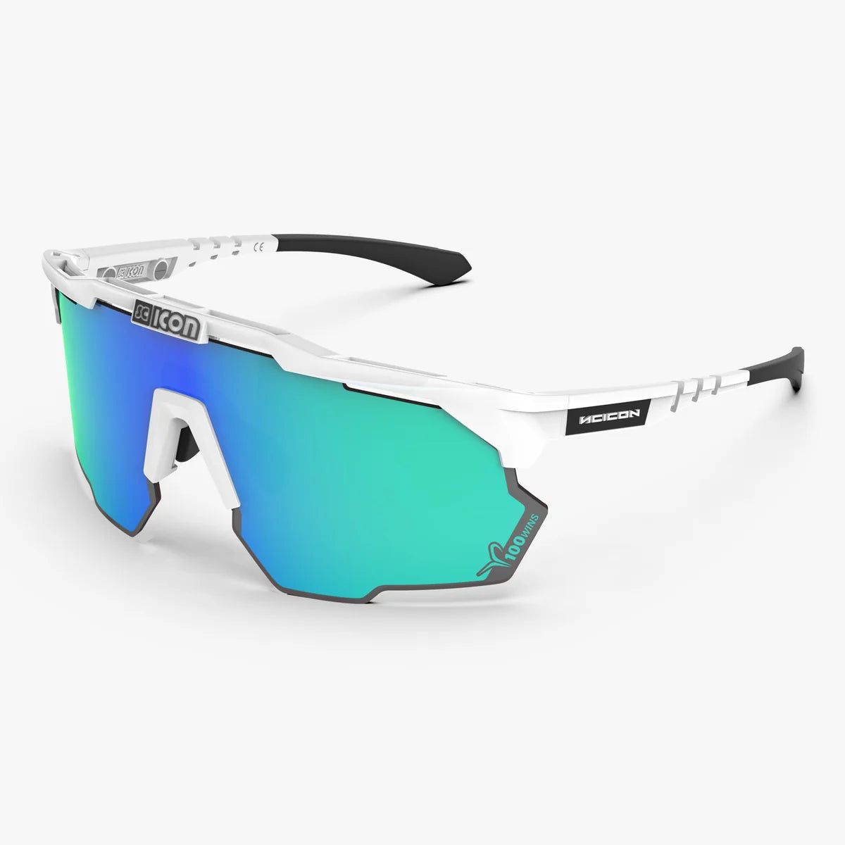 SCICON Aeroshade Kunken White Gloss / Multimirror Green
