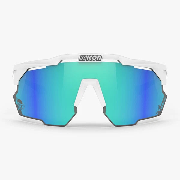 SCICON Aeroshade Kunken White Gloss / Multimirror Green
