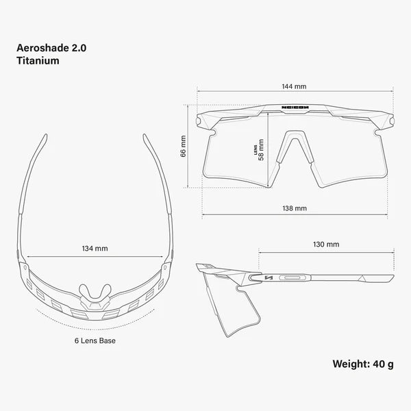 SCICON Aeroshade 2.0 Titanium