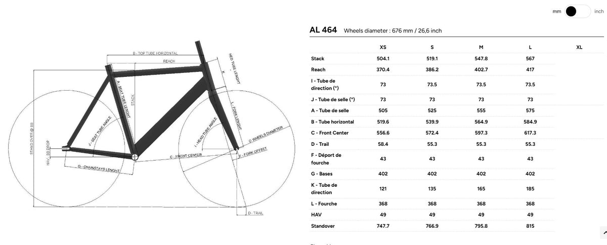 Look 464  P AL Track