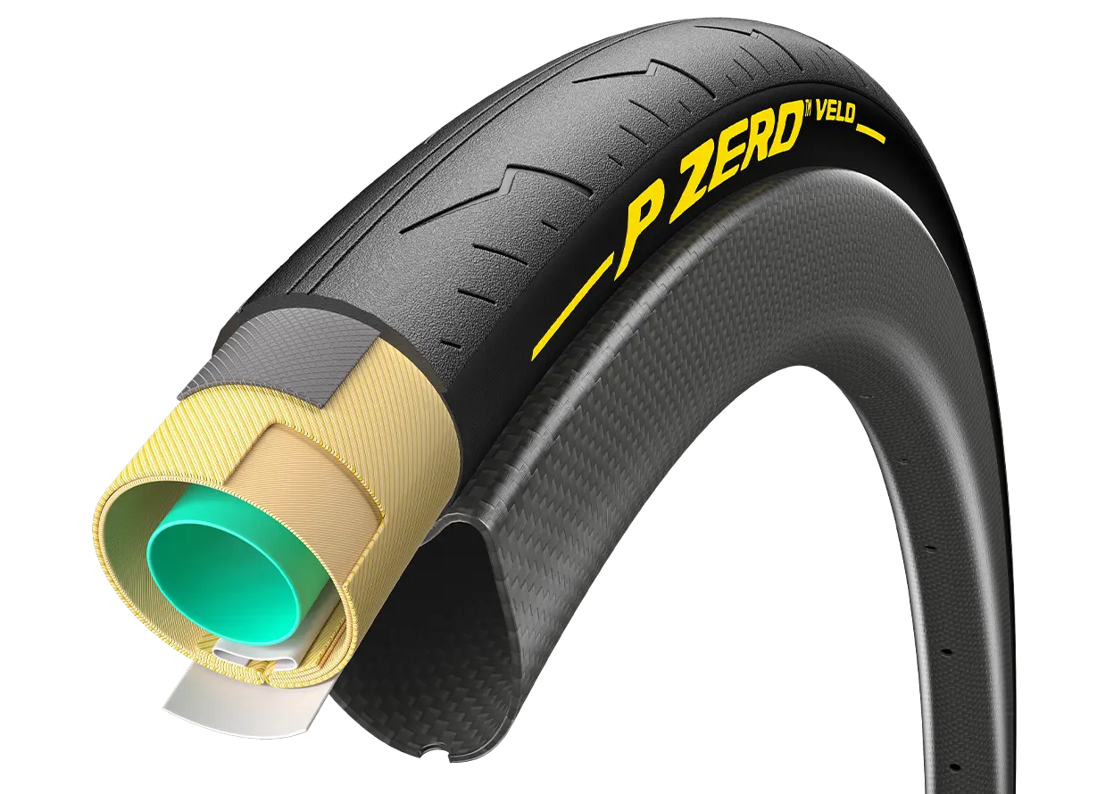 【新品未使用】PIRELLI P ZERO VELO （Pゼロ・ベロ）28c Pirelli P ZERO Velo Tubular - La Bicicletta Toronto