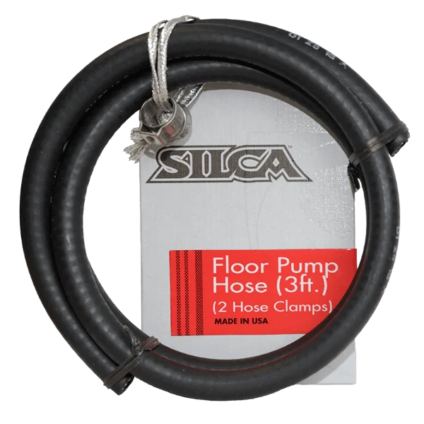 Silca Floor Pump Hose Plus Clamps
