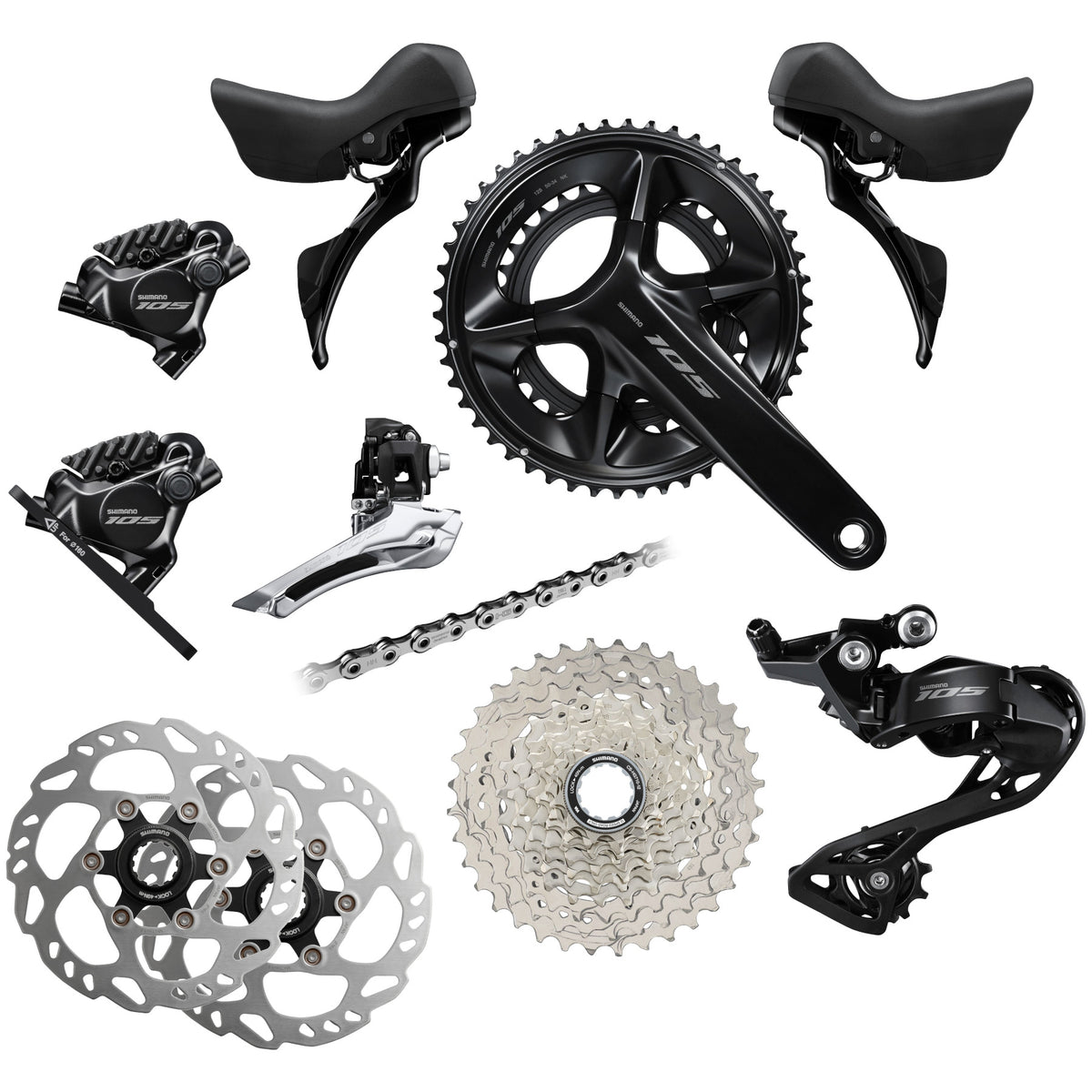 Shimano 105 R7100 Groupset La Bicicletta Toronto - Main Image