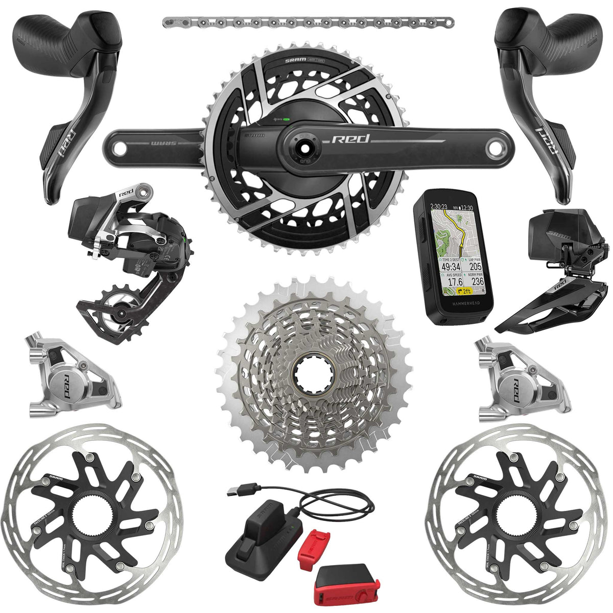 Sram Red E1 2x Groupset