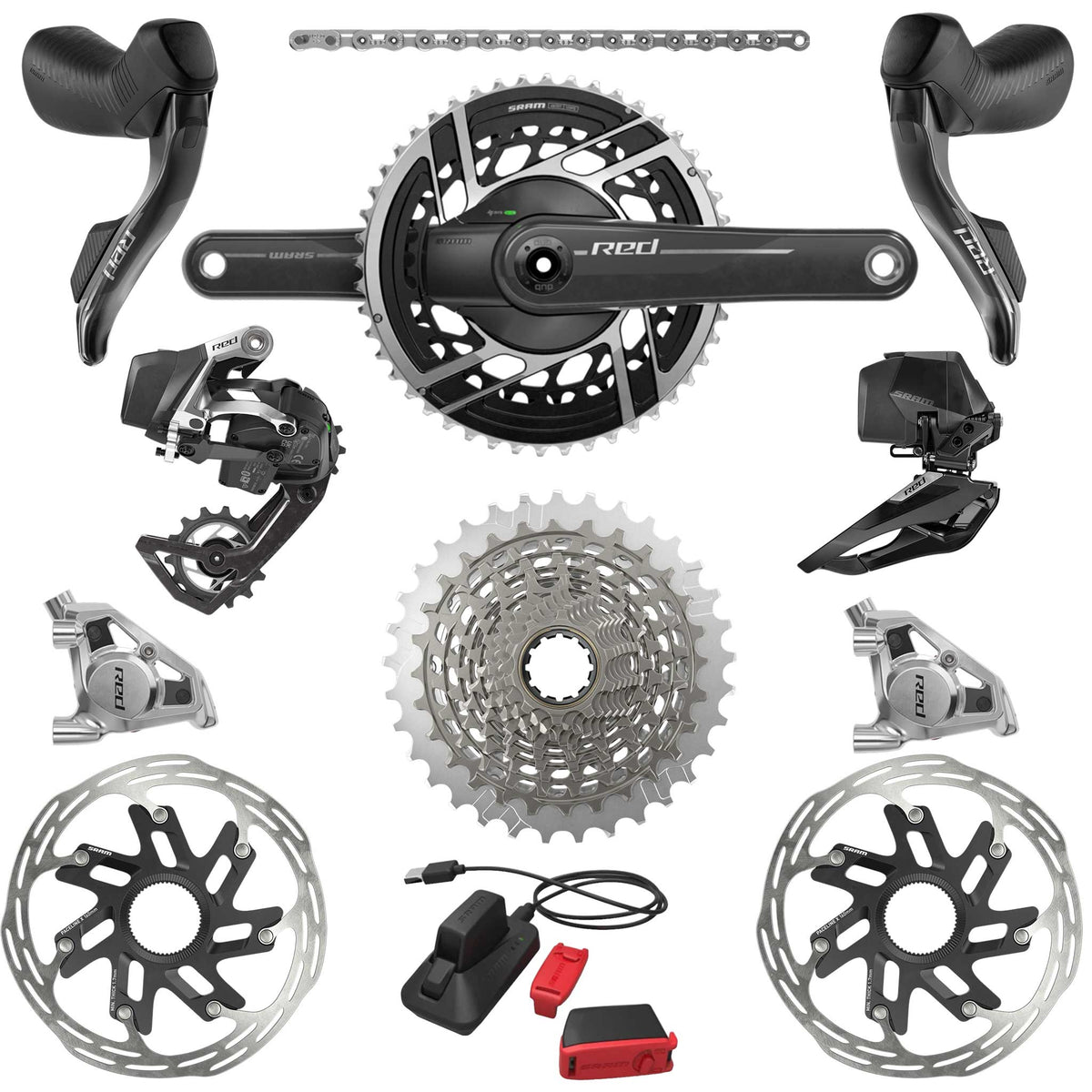 Sram Red E1 2x Groupset