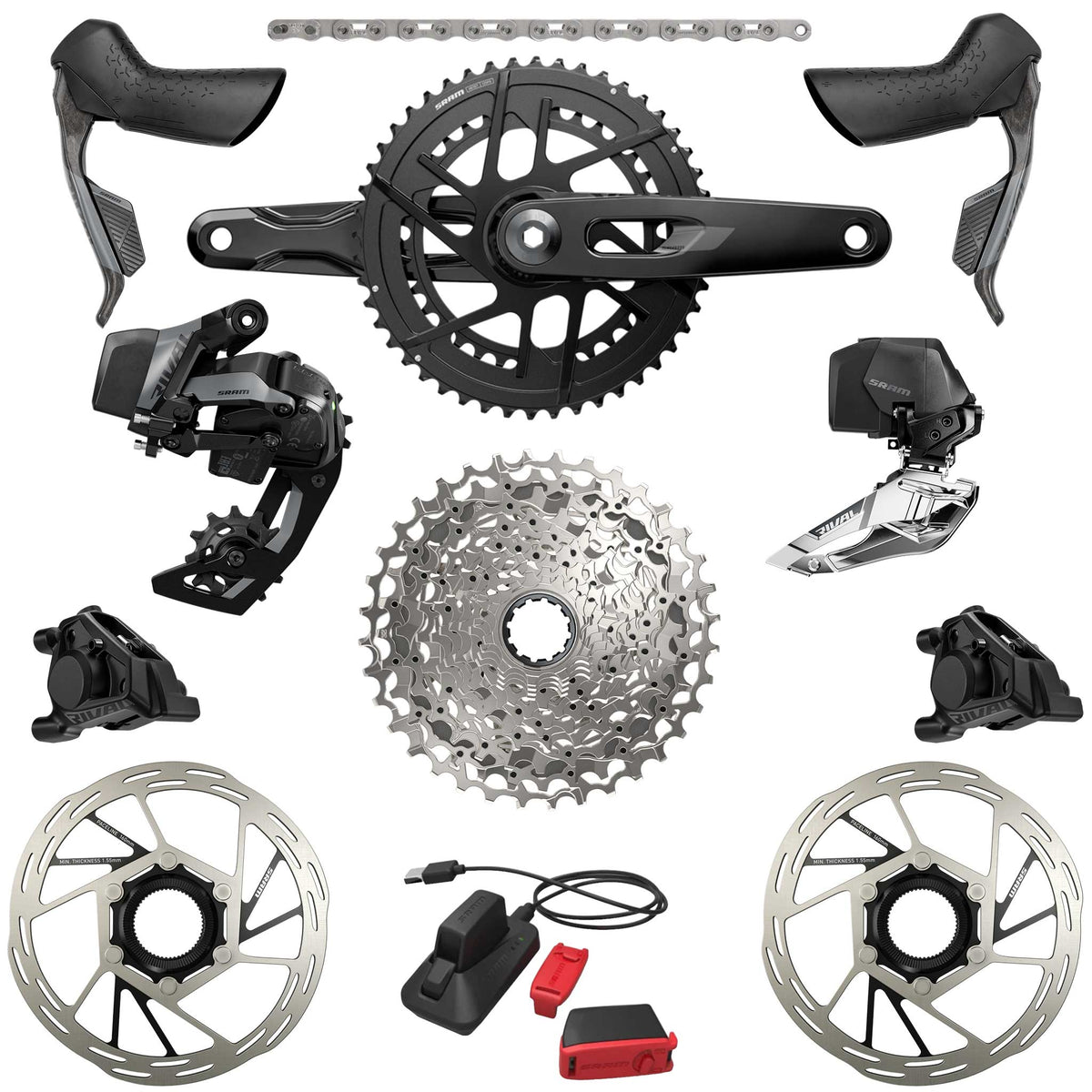 Sram Rival E1 2x Groupset