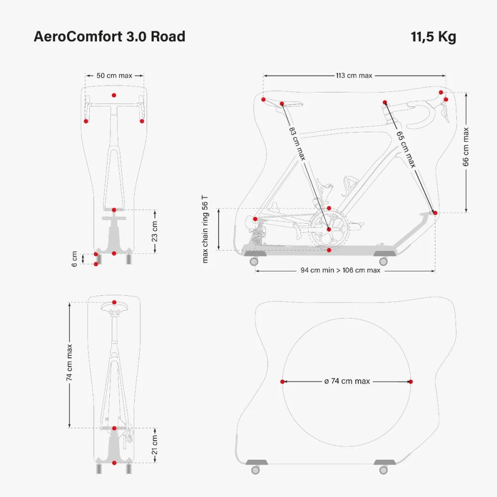 SCICON AeroComfort 3.0 Road Bike Travel Bag