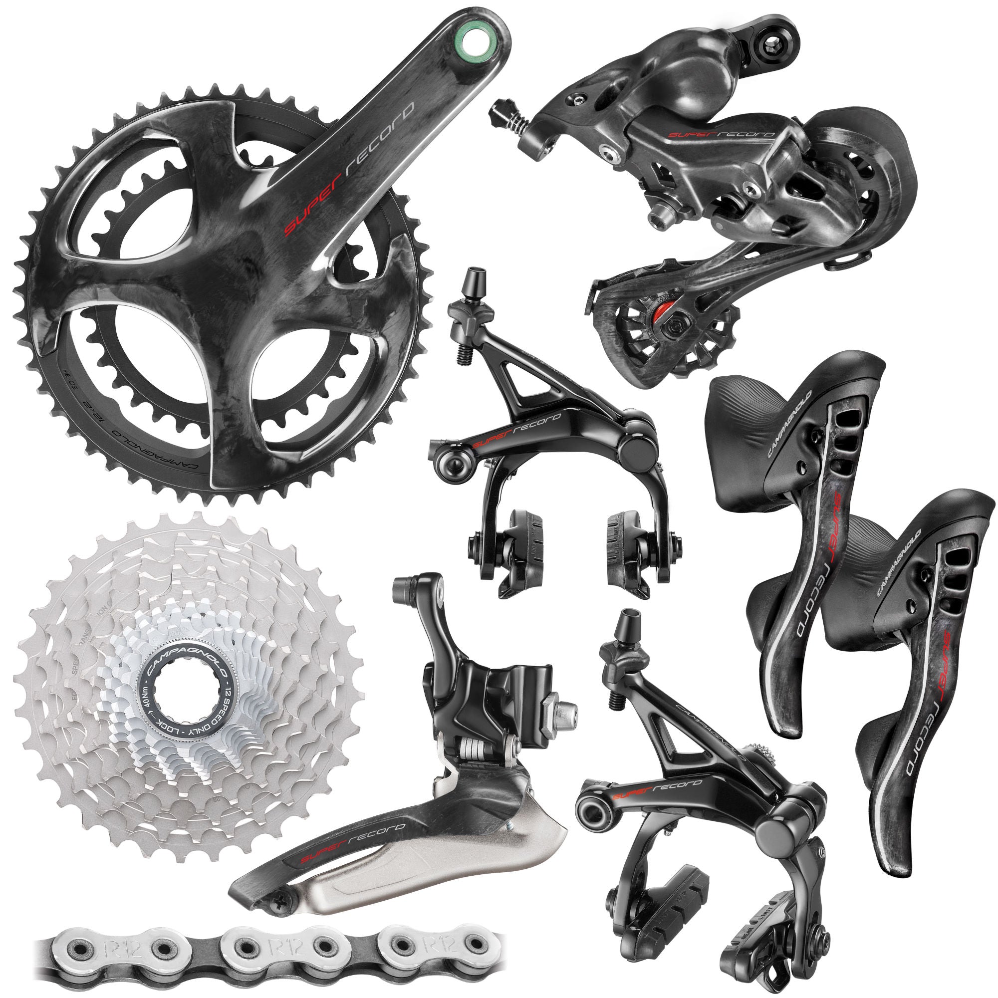 Campagnolo Super Record 12 Groupset - RIM - La Bicicletta Toronto