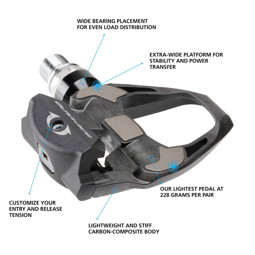 dura ace pedal weight Shimano Dura-Ace PD-R9100 Pedals